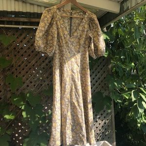 Rebecca Taylor Floral Midi Dress